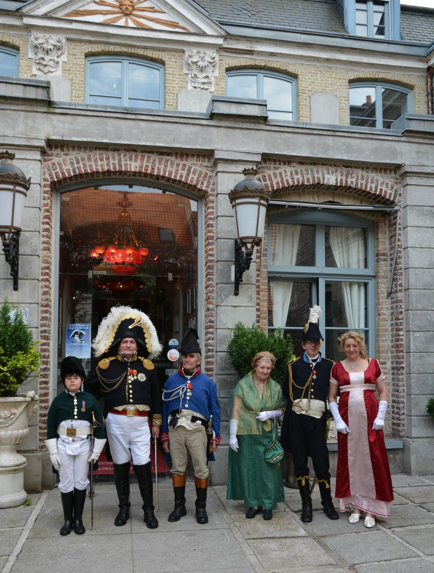 Accueil par la Brigade Vandamme