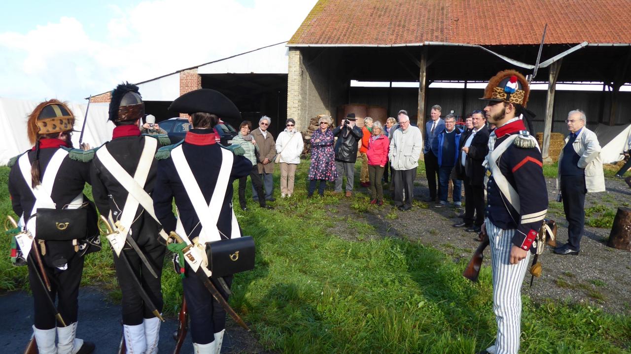 Hondschoote : visite du bivouac